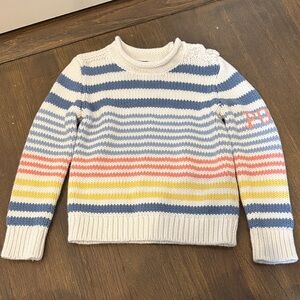 Polo Ralph Lauren Striped Sweater in Blue, Yellow, and Pink